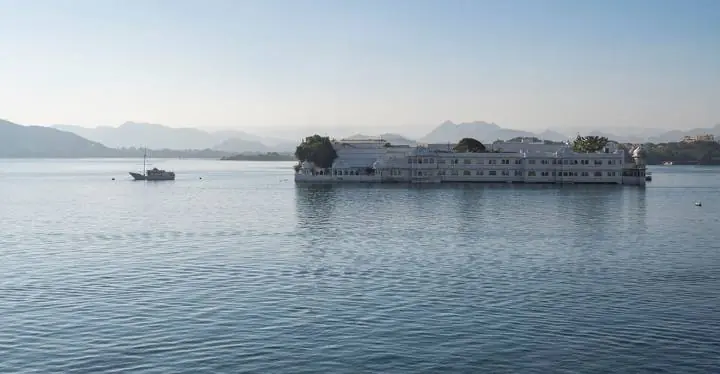 Taj Lake Palace from City Palace