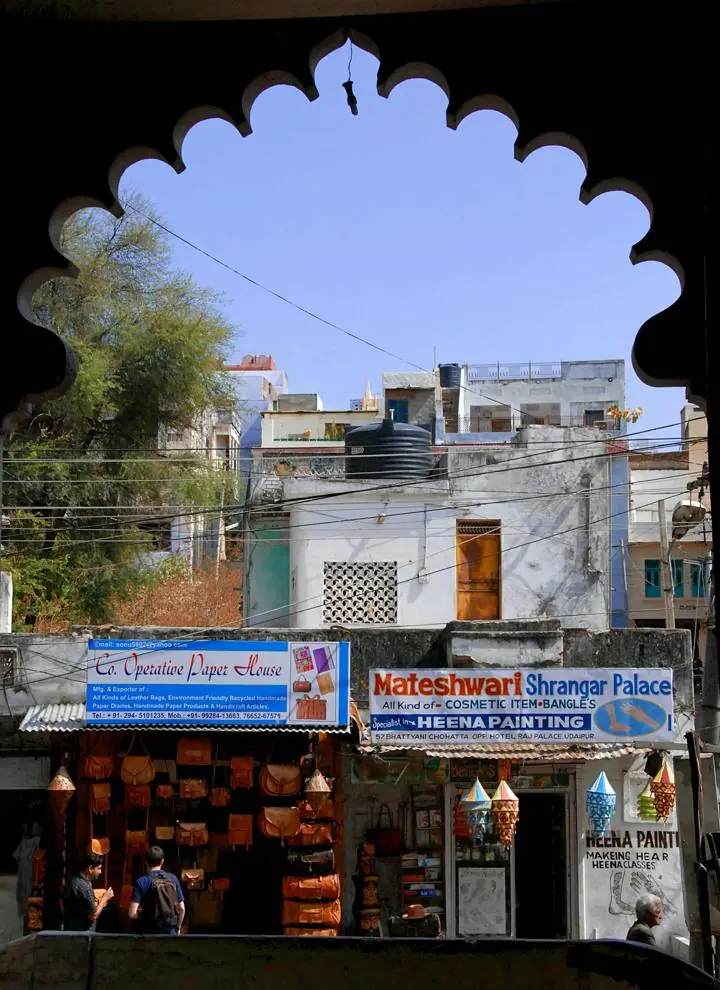 A street in Udaipur
